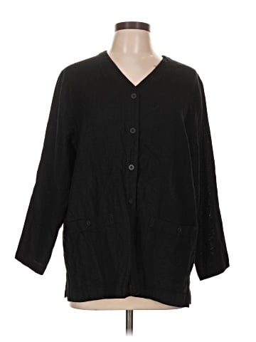 Eileen Fisher 3/4 Sleeve Button-Down Shirt (view 1)