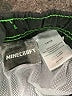 Minecraft 100% Polyester Green Athletic Shorts Size 14 - 16 - photo 3