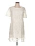 Impressions 100% Polyester Ivory Casual Dress Size L - photo 1