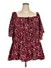 BLOOMCHIC Burgundy 3/4 Sleeve Blouse Size 30 - photo 1