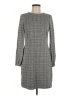 Chaps Houndstooth Gray Casual Dress Size 6 - photo 1