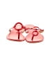 MICHAEL Michael Kors 100% Leather Red Flip Flops Size 6 - photo 2