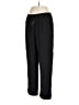 DKNYC 100% Polyester Solid Black Track Pants Size M - photo 2