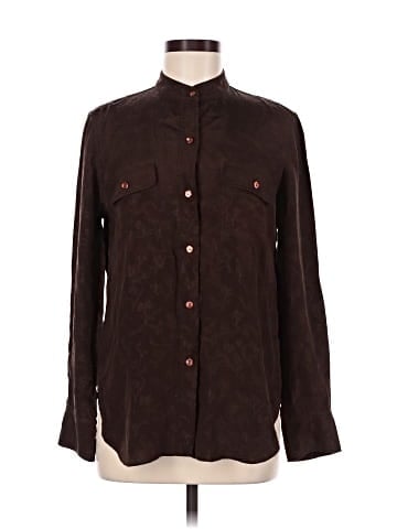 Kate Hill Long Sleeve Button-Down Shirt (view 1)