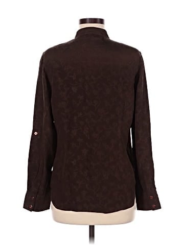 Kate Hill Long Sleeve Button-Down Shirt (view 2)