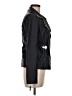 Max Studio 100% Polyurethane Solid Blue Black Jacket Size M - photo 4