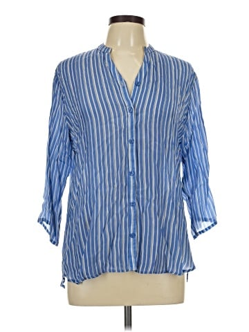 AP.NY 3/4 Sleeve Button-Down Shirt (view 1)