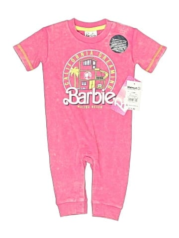 Barbie Short Sleeve Onesie (view 1)