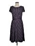 Perceptions Polka Dots Black Casual Dress Size M - photo 1