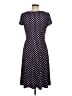 Perceptions Polka Dots Black Casual Dress Size M - photo 2