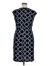 Charter Club Graphic Blue Casual Dress Size 14 - photo 2
