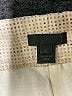 J.Crew Collection 100% Leather Chevron-herringbone Gold Shorts Size 4 - photo 3