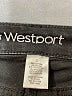 Westport Chevron-herringbone Black Jeans Size 2 - photo 7