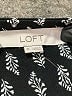 Ann Taylor LOFT Graphic Black Sleeveless Blouse Size XL - photo 7