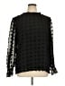 Unbranded 100% Polyester Black Long Sleeve Blouse Size XL - photo 1