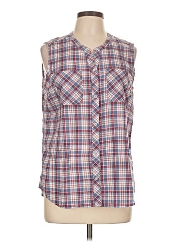 Eddie Bauer Sleeveless Button-Down Shirt (view 1)