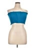 Guess 100% Viscose Blue Tube Top Size XL - photo 1