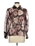 Bailey 44 Floral Brown Long Sleeve Blouse Size M - photo 1