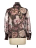 Bailey 44 Floral Brown Long Sleeve Blouse Size M - photo 2