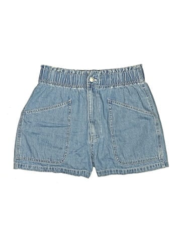 Madewell Denim Pull-On Paperbag Utility Shorts in Arcwood Wash (view 1)