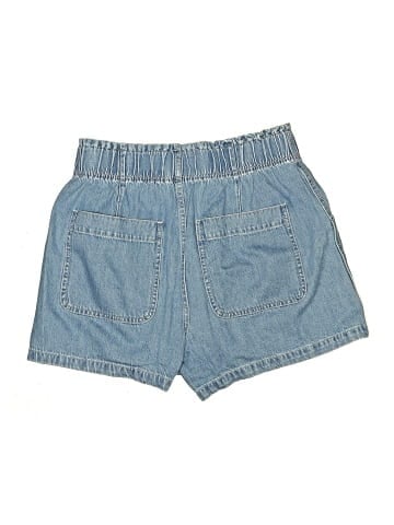 Madewell Denim Pull-On Paperbag Utility Shorts in Arcwood Wash (view 2)