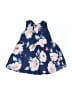 Carter's 100% Cotton Floral Blue Dress 3-6 MO / 6 MO - photo 2
