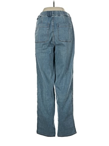 Madewell Tall Pull-On Relaxed Jeans in Lisford Wash (view 2)