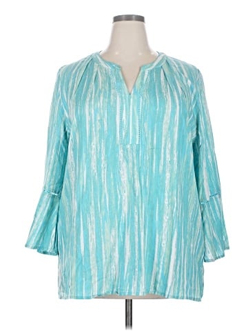 Gloria Vanderbilt 3/4 Sleeve T-Shirt (view 1)