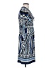 Hale Bob Aztec Or Tribal Print Color Block Graphic Blue Cocktail Dress Size S - photo 4