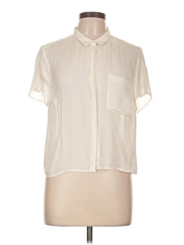 Babaton Short Sleeve Silk Top (view 1)