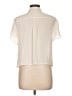 Babaton 100% Silk Ivory Short Sleeve Silk Top Size L - photo 2