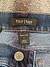 White House Black Market Chevron-herringbone Blue Jeans Size L - photo 7