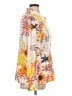 Berek Floral Orange Long Sleeve Blouse Size XL - photo 4
