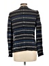 Rebecca Taylor Chevron-herringbone Blue Jacket Size 10 - photo 2