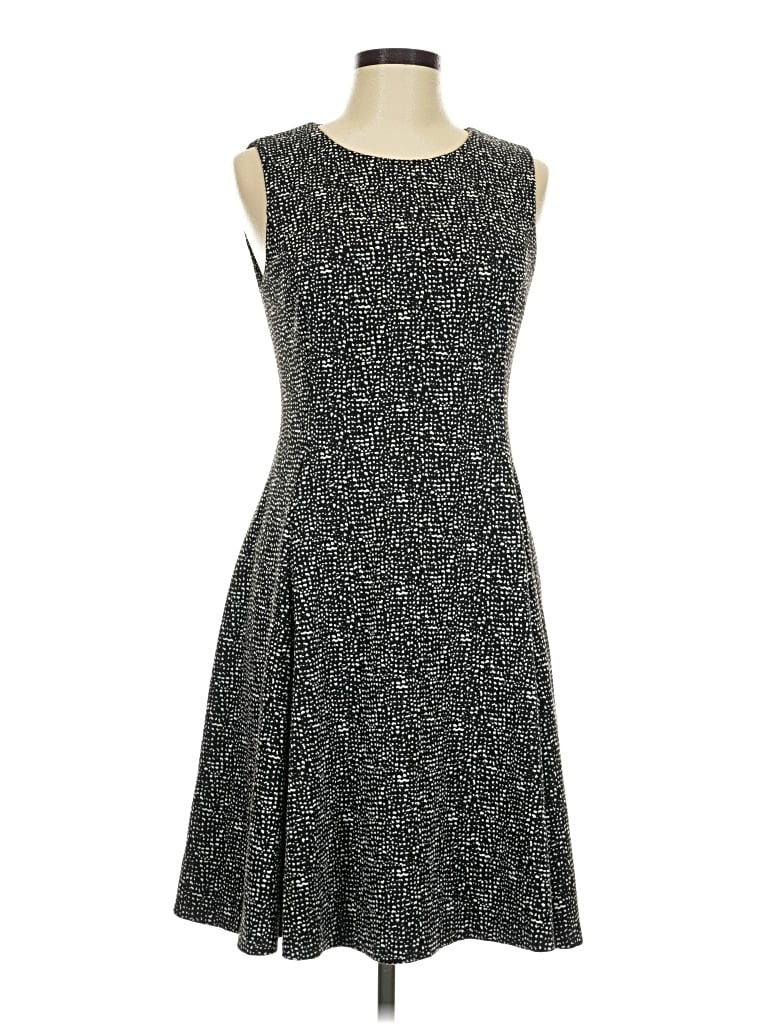 Pre-owned Dkny Casual Dress In Gray
