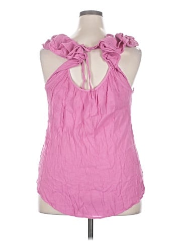 Peach Sleeveless Blouse (view 2)