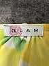 Glam Print Yellow Casual Dress Size M - photo 7