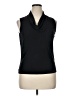 Apostrophe Black Sleeveless Top Size XL - photo 1