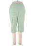Alfred Dunner Checkered-gingham Green Casual Pants Size 16 Petite - photo 1