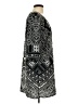 Bebop 100% Polyester Graphic Black Casual Dress Size L - photo 4