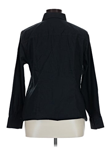 Jones New York Signature Long Sleeve Button-Down Shirt (view 2)