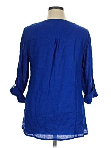JM Collection 3/4 Sleeve Blouse (view 2)