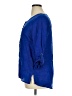 JM Collection 100% Linen Blue 3/4 Sleeve Blouse Size 14 - photo 5