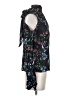 Milly 100% Silk Black Long Sleeve Silk Top Size 0 - photo 4