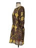 Glam 100% Polyester Paisley Brown Cocktail Dress Size S - photo 5