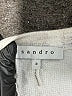 Sandro 100% Cotton Silver Cardigan Size Lg (3) - photo 7