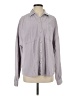 Double Zero 100% Cotton Gray Long Sleeve Button-Down Shirt Size S - photo 1