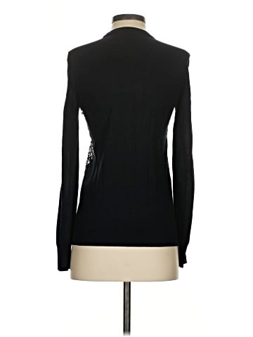 Magaschoni Long Sleeve Silk Top (view 2)