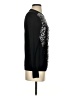 Magaschoni Black Long Sleeve Silk Top Size S - photo 4