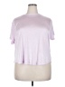 Bar III 100% Polyester Pink Short Sleeve Top Size 2X - photo 1